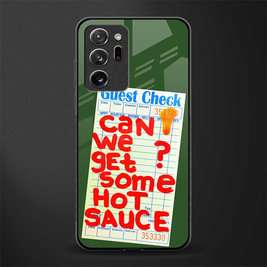 hot sauce glass case for samsung galaxy note 20 ultra 5g image