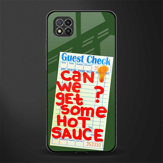hot sauce glass case for poco c3 image