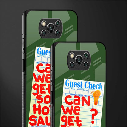 hot sauce glass case for poco x3 pro image-2