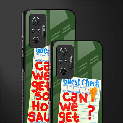 hot sauce glass case for redmi note 10 pro image-2