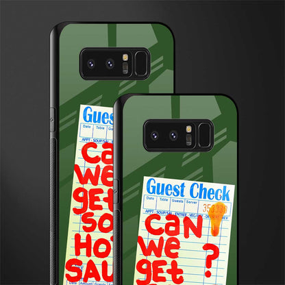 hot sauce glass case for samsung galaxy note 8 image-2
