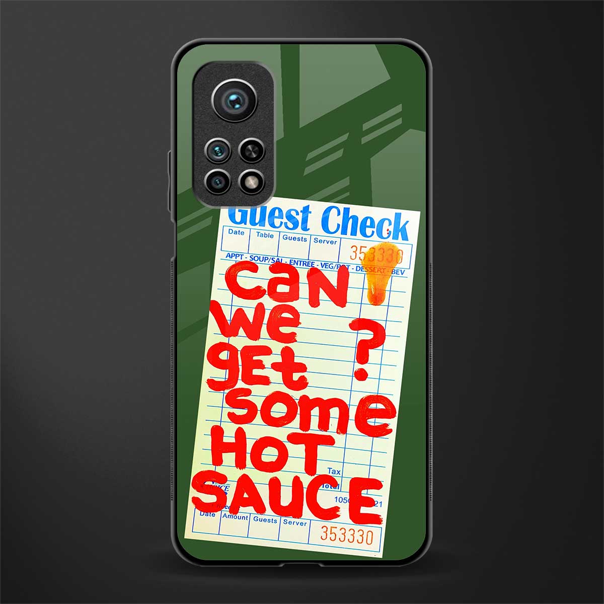 hot sauce glass case for mi 10t 5g image