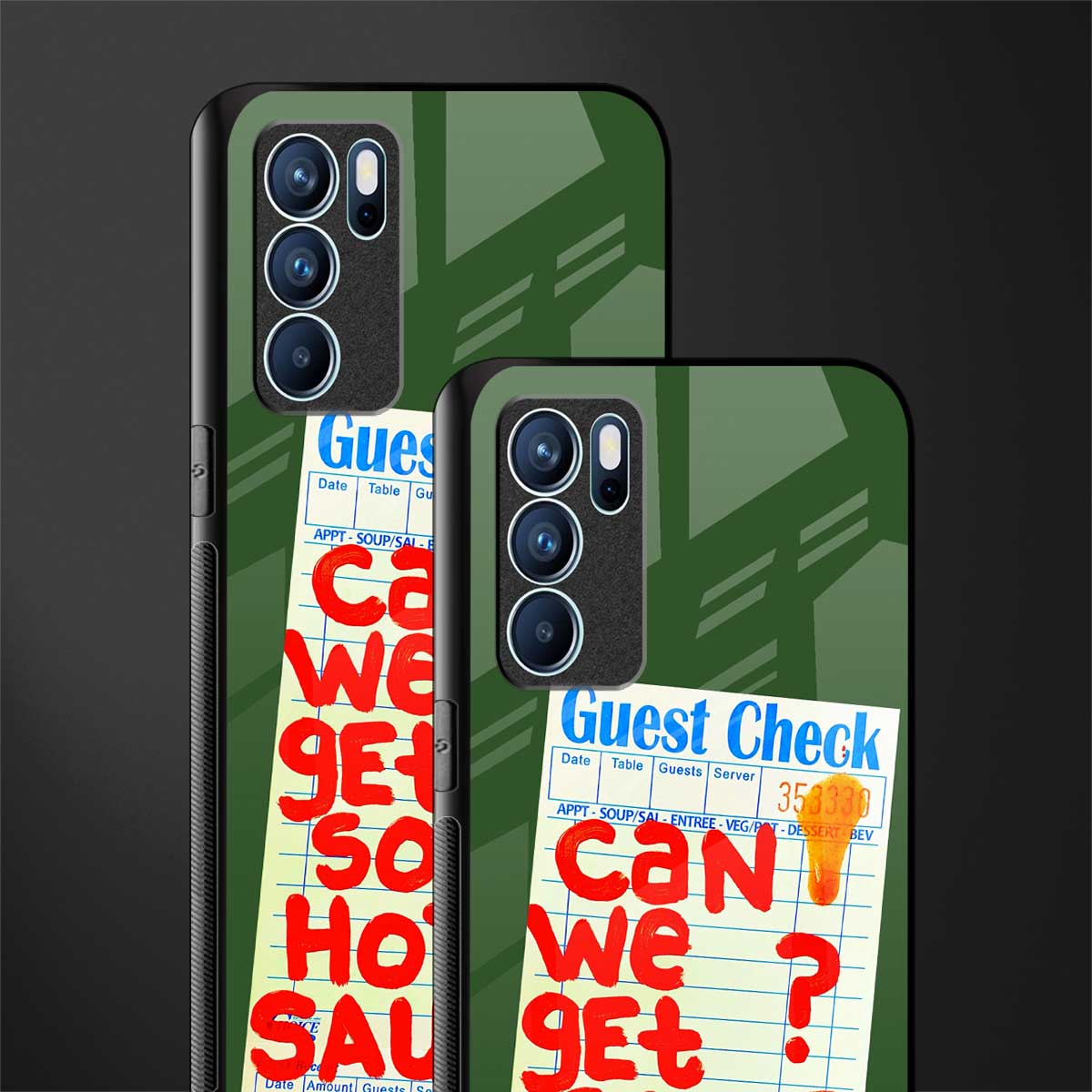 hot sauce glass case for oppo reno6 pro 5g image-2