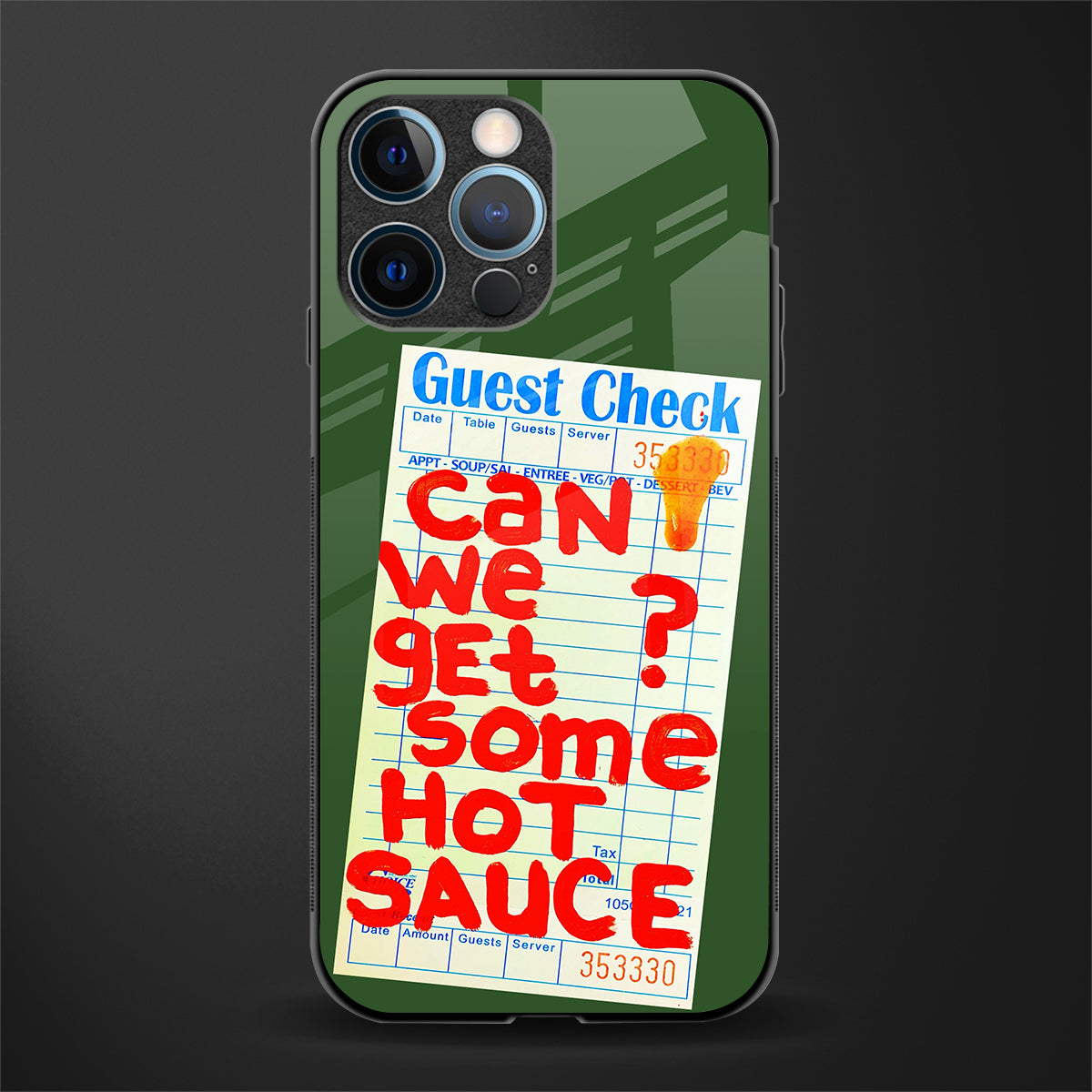 hot sauce glass case for iphone 12 pro image