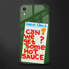 hot sauce glass case for iphone xr image
