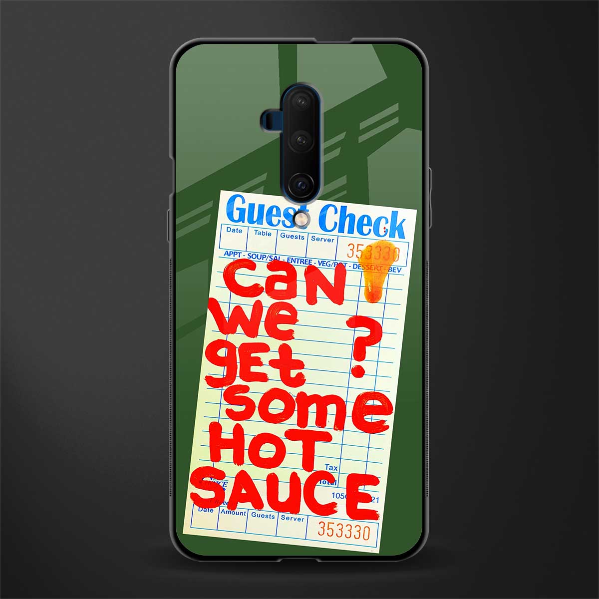 hot sauce glass case for oneplus 7t pro image