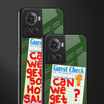 hot sauce back phone cover | glass case for oneplus 10r 5g