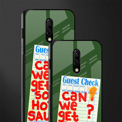 hot sauce glass case for oneplus 7 image-2