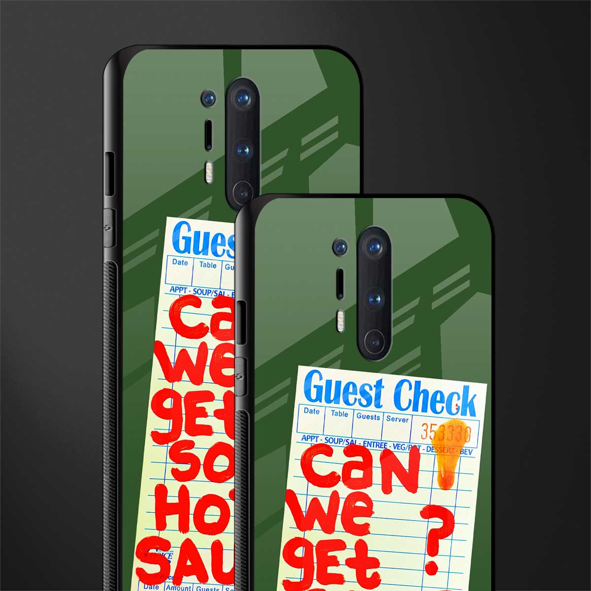 hot sauce glass case for oneplus 8 pro image-2