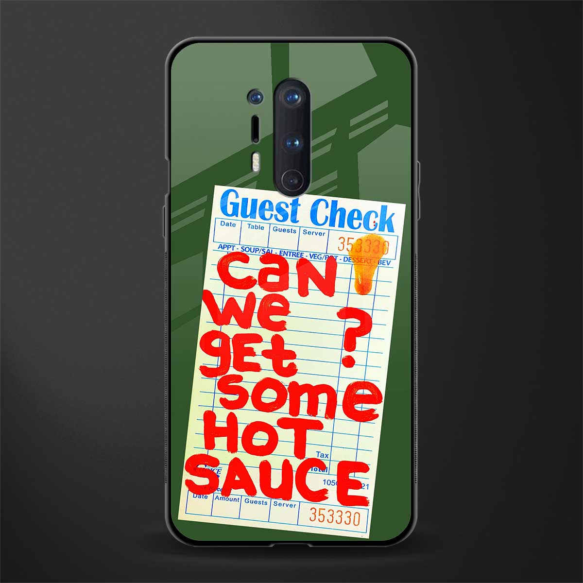 hot sauce glass case for oneplus 8 pro image