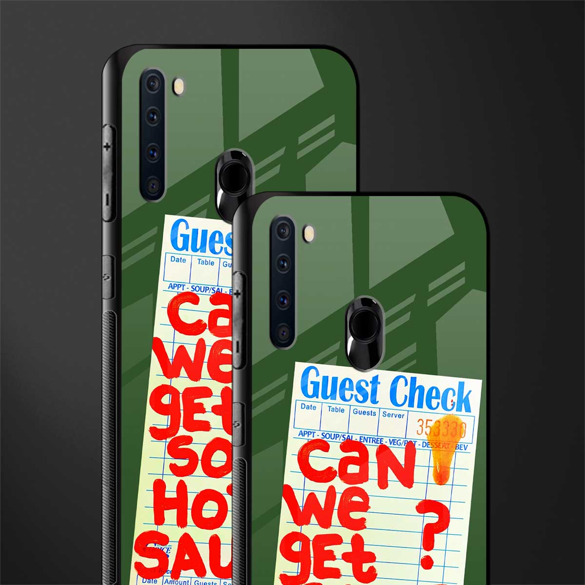 hot sauce glass case for samsung a21 image-2