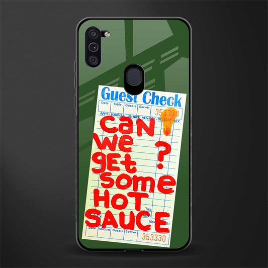hot sauce glass case for samsung galaxy m11 image