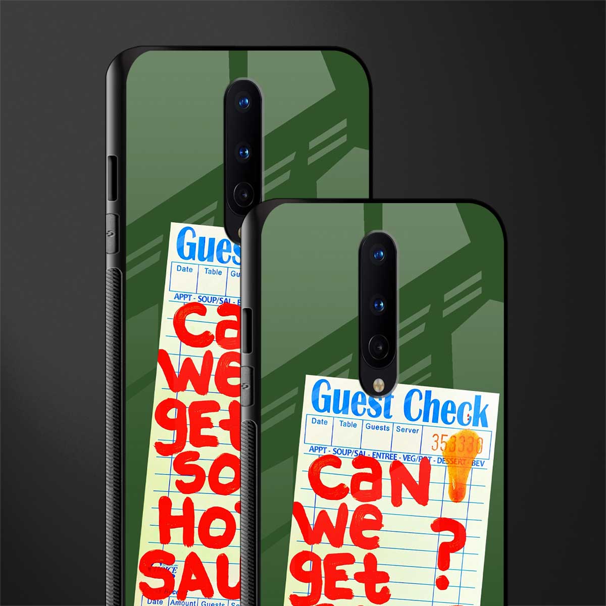 hot sauce glass case for oneplus 8 image-2