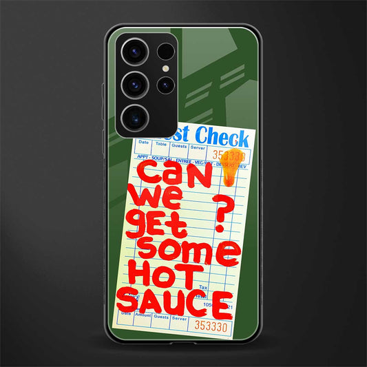 hot sauce glass case for phone case | glass case for samsung galaxy s23 ultra