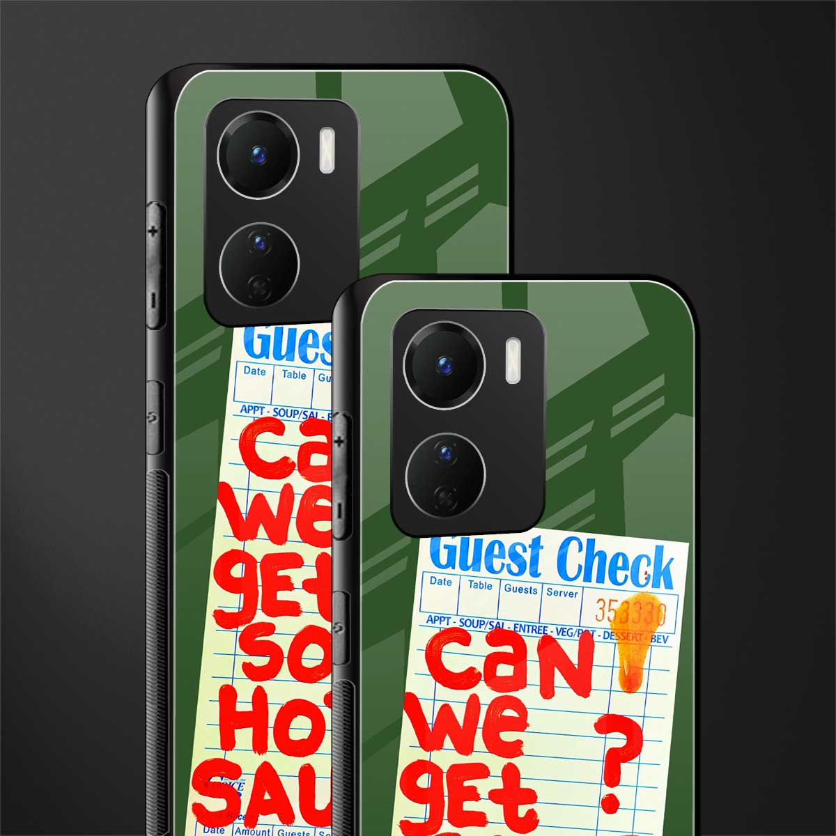 hot sauce back phone cover | glass case for vivo y16