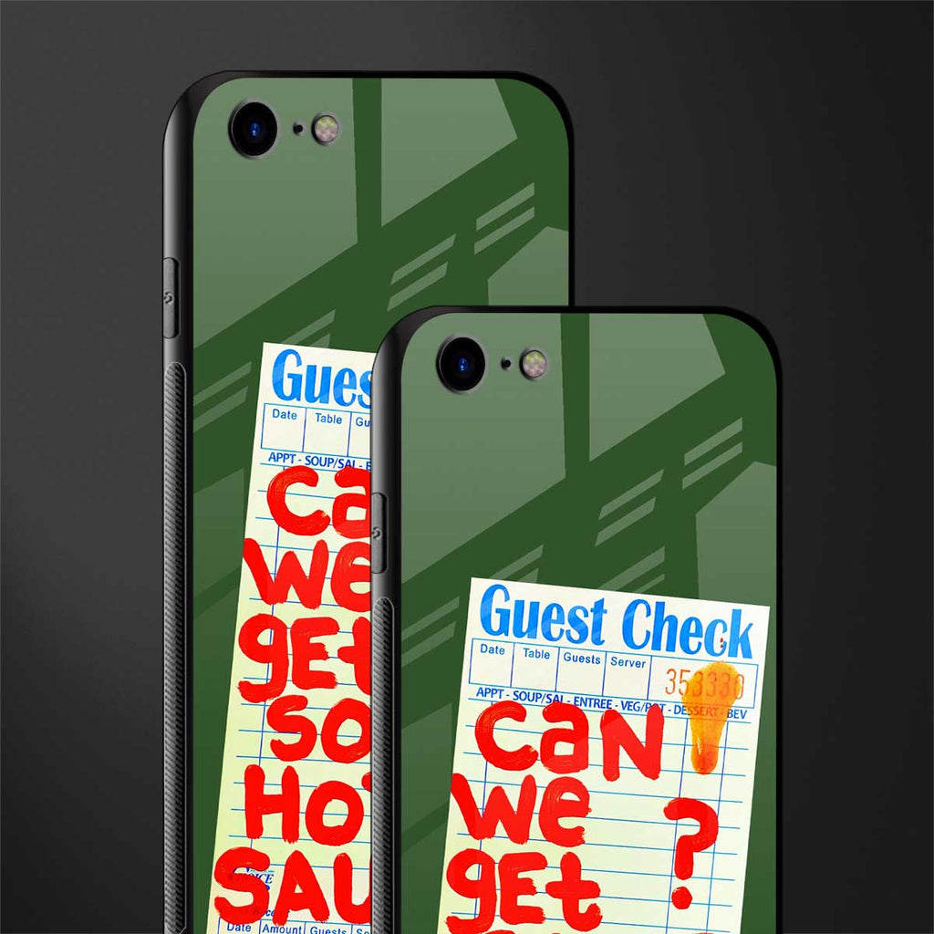 hot sauce glass case for iphone se 2020 image-2