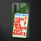 hot sauce glass case for oneplus nord ac2001 image