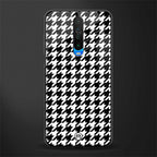 houndstooth classic glass case for poco x2 image