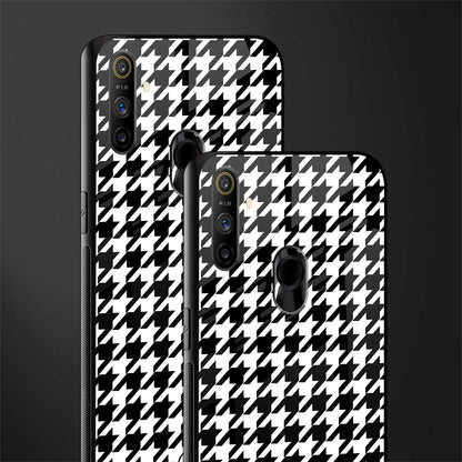 houndstooth classic glass case for realme narzo 10a image-2