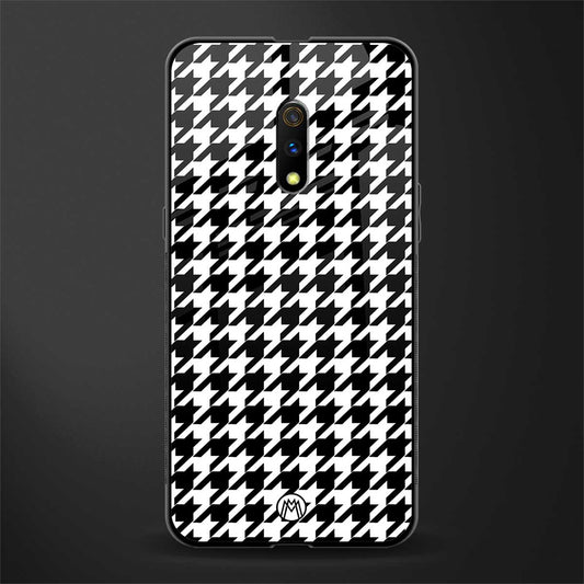 houndstooth classic glass case for oppo k3 image