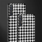houndstooth classic glass case for oppo reno 3 pro image-2
