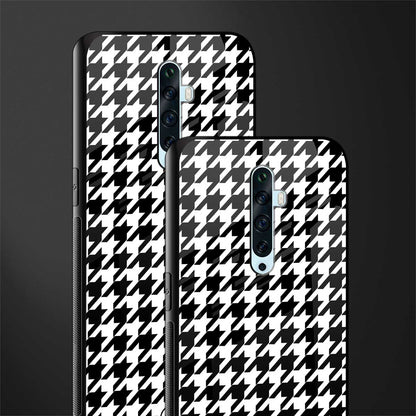 houndstooth classic glass case for oppo reno 2z image-2