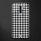 houndstooth classic glass case for oppo reno 2f image