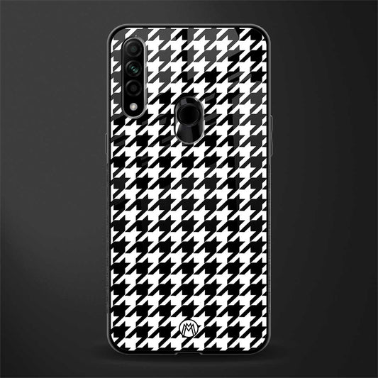 houndstooth classic glass case for oppo a31 image