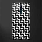 houndstooth classic glass case for oppo a9 image