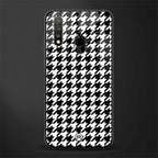 houndstooth classic glass case for vivo u20 image