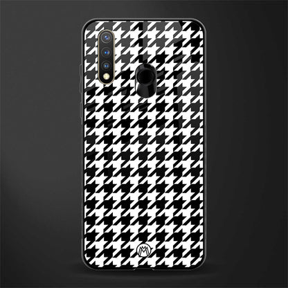 houndstooth classic glass case for vivo y19 image
