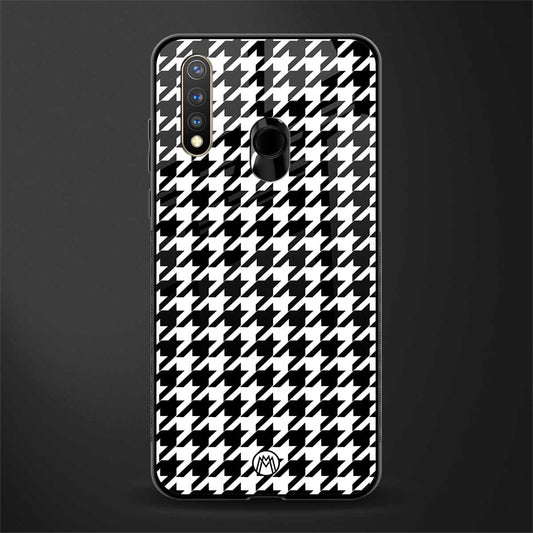 houndstooth classic glass case for vivo y19 image