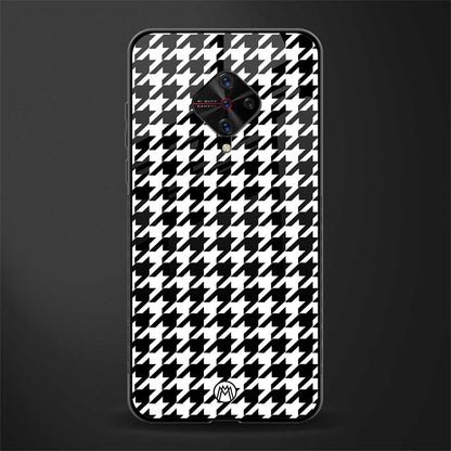 houndstooth classic glass case for vivo s1 pro image