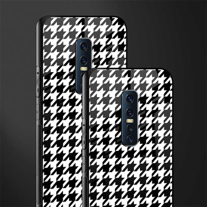 houndstooth classic glass case for vivo v17 pro image-2