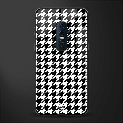 houndstooth classic glass case for vivo v17 pro image
