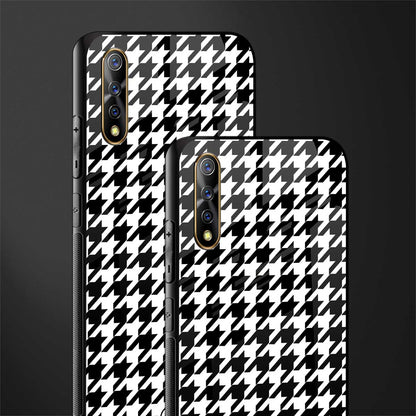 houndstooth classic glass case for vivo z1x image-2