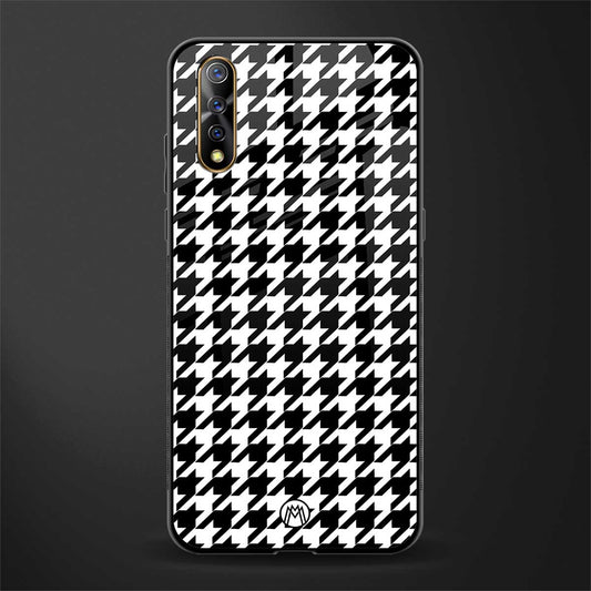 houndstooth classic glass case for vivo s1 image