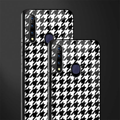 houndstooth classic glass case for vivo z1 pro image-2