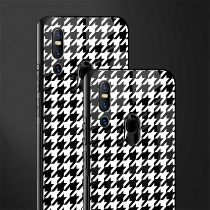 houndstooth classic glass case for vivo v15 image-2