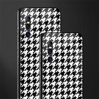 houndstooth classic glass case for vivo v15 pro image-2