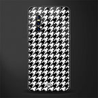 houndstooth classic glass case for vivo v15 pro image