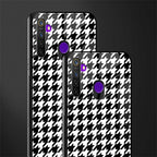 houndstooth classic glass case for realme 5 image-2