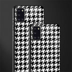 houndstooth classic glass case for samsung galaxy a31 image-2