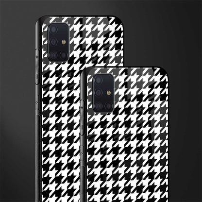 houndstooth classic glass case for samsung galaxy a71 image-2