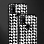 houndstooth classic glass case for samsung galaxy m31 prime edition image-2