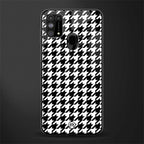 houndstooth classic glass case for samsung galaxy m31 prime edition image