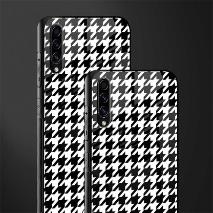 houndstooth classic glass case for samsung galaxy a50 image-2