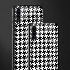 houndstooth classic glass case for samsung galaxy a70 image-2