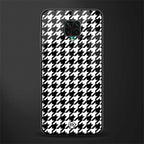 houndstooth classic glass case for redmi note 9 pro image