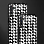 houndstooth classic glass case for realme 6i image-2